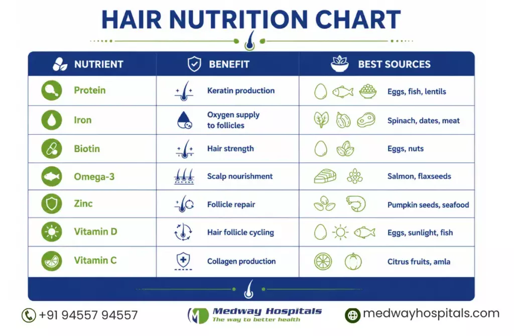 Healthy Diet for Hair Growth